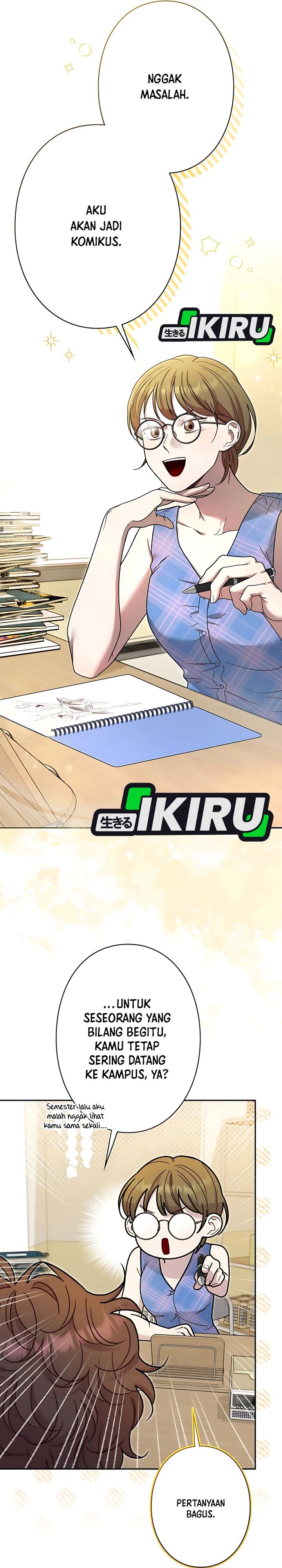 The Art Student Who Lived Twice Chapter 40 Bahasa Indonesia