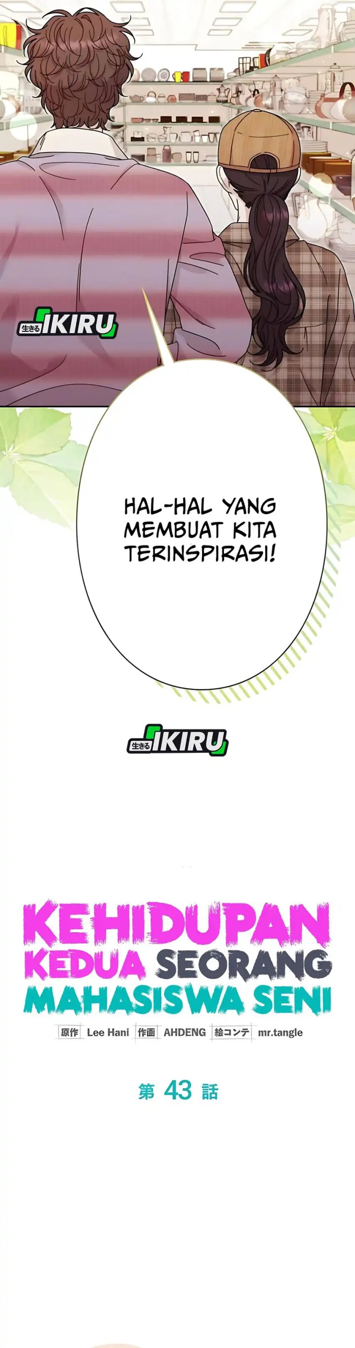 The Art Student Who Lived Twice Chapter 43 Bahasa Indonesia