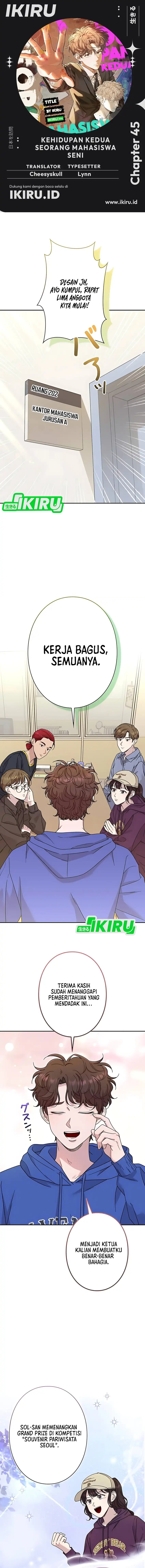 The Art Student Who Lived Twice Chapter 45 Bahasa Indonesia