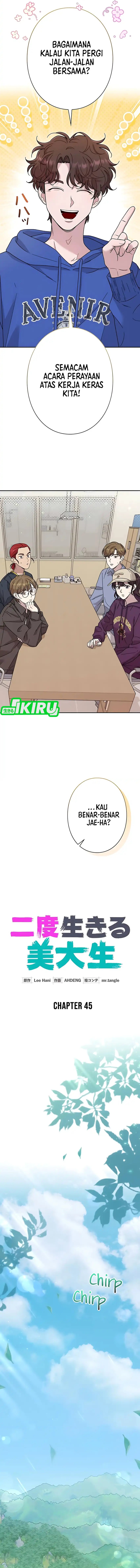 The Art Student Who Lived Twice Chapter 45 Bahasa Indonesia