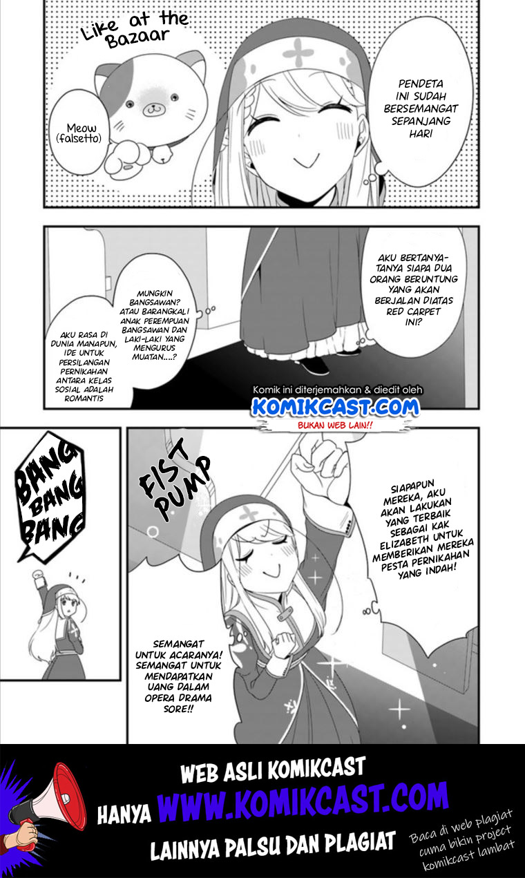 The Banished Villainess! Living the Leisurely Life of a Nun Making Revolutionary Church Food Chapter 07 Bahasa Indonesia