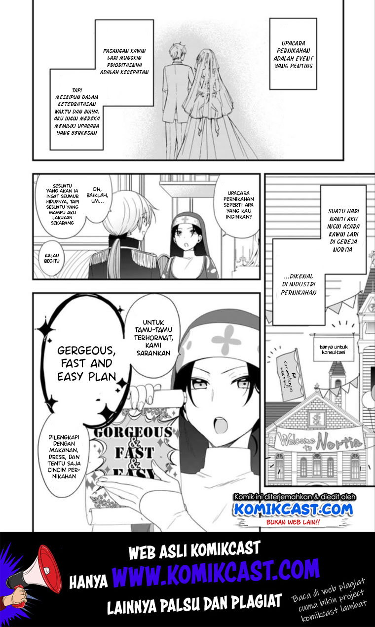 The Banished Villainess! Living the Leisurely Life of a Nun Making Revolutionary Church Food Chapter 07 Bahasa Indonesia