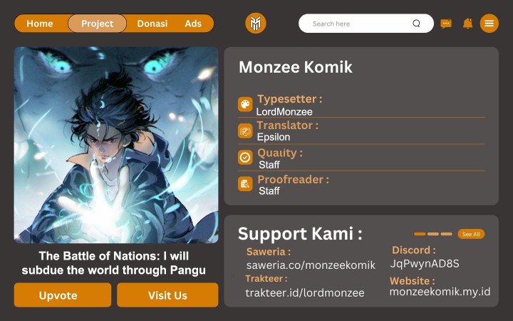 The Battle of Nations: I will subdue the world through pangu Chapter 10 Bahasa Indonesia