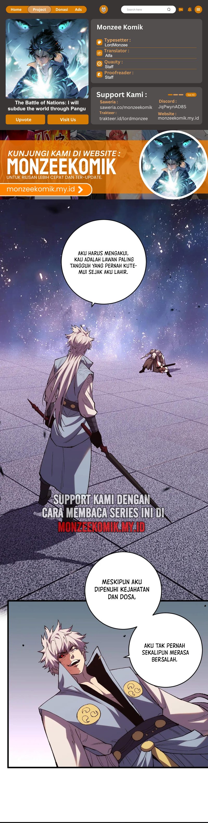 The Battle of Nations: I will subdue the world through pangu chapter 18