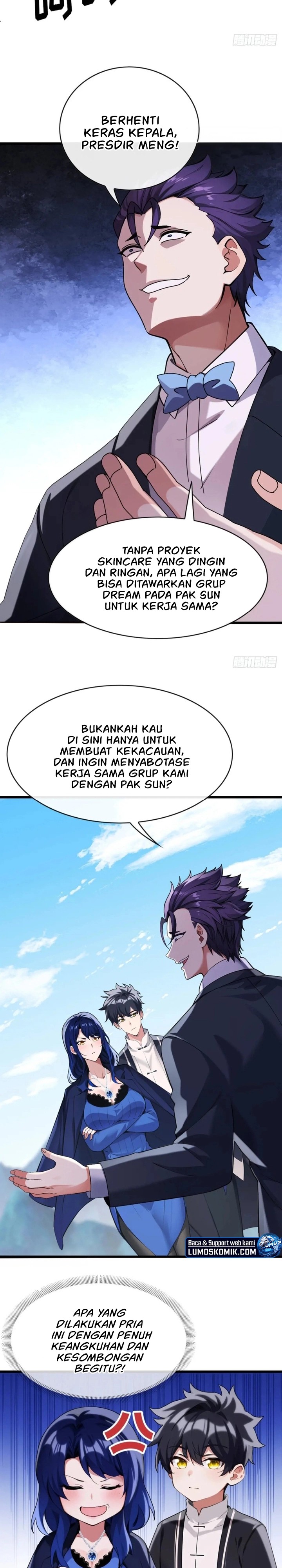 The Big Boss Comes Down the Mountain: Starting as a Male Secretary Chapter 32 Bahasa Indonesia