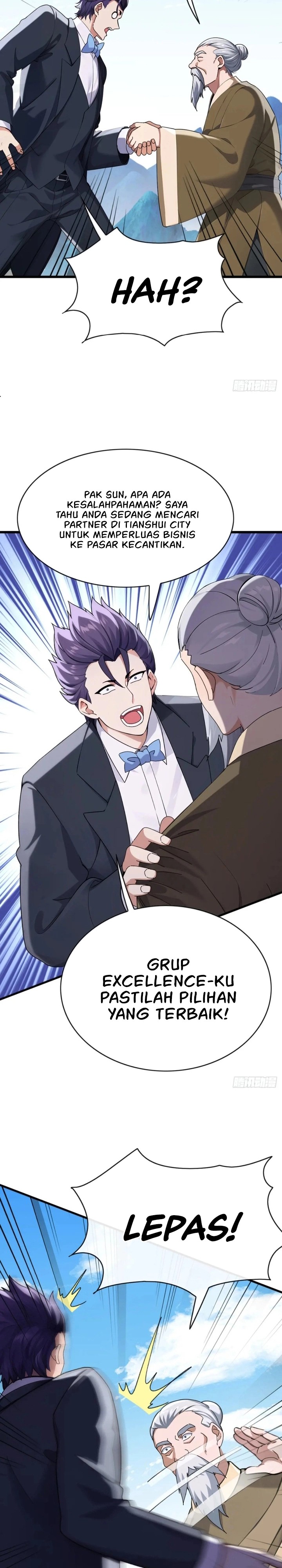 The Big Boss Comes Down the Mountain: Starting as a Male Secretary Chapter 32 Bahasa Indonesia