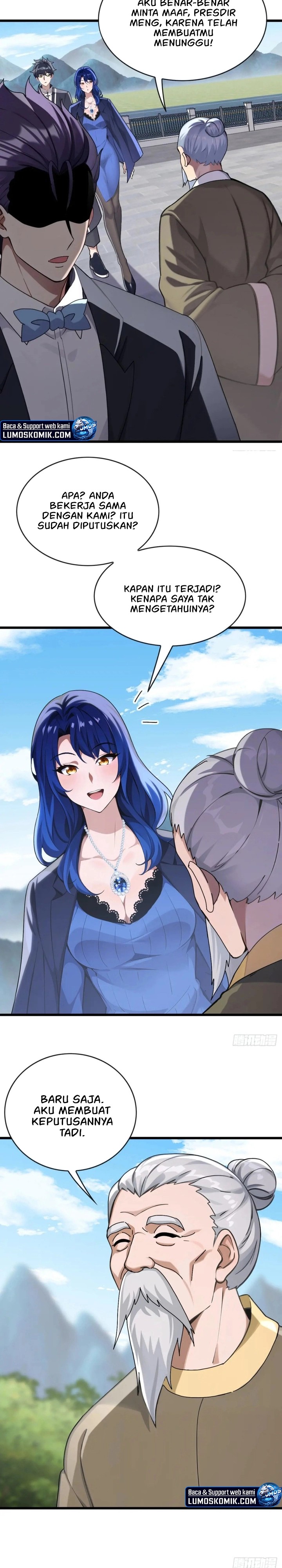 The Big Boss Comes Down the Mountain: Starting as a Male Secretary Chapter 32 Bahasa Indonesia