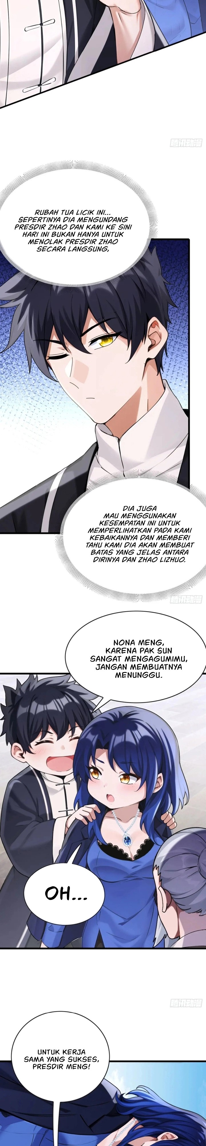 The Big Boss Comes Down the Mountain: Starting as a Male Secretary Chapter 32 Bahasa Indonesia