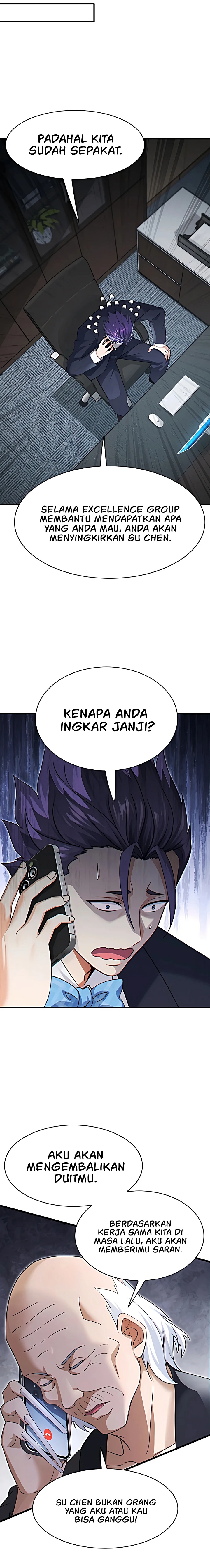 The Big Boss Comes Down the Mountain: Starting as a Male Secretary Chapter 54 Bahasa Indonesia