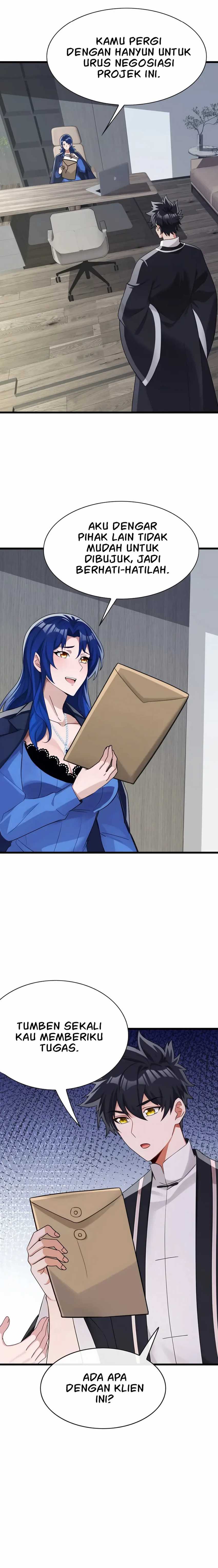 The Big Boss Comes Down the Mountain: Starting as a Male Secretary Chapter 62 Bahasa Indonesia