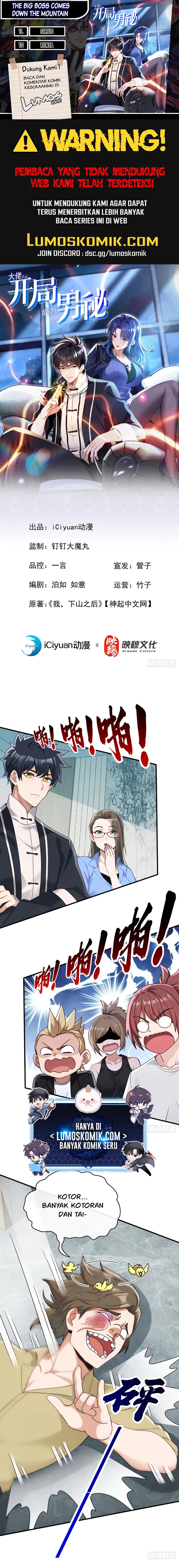 The Big Boss Comes Down the Mountain: Starting as a Male Secretary Chapter 66 Bahasa Indonesia