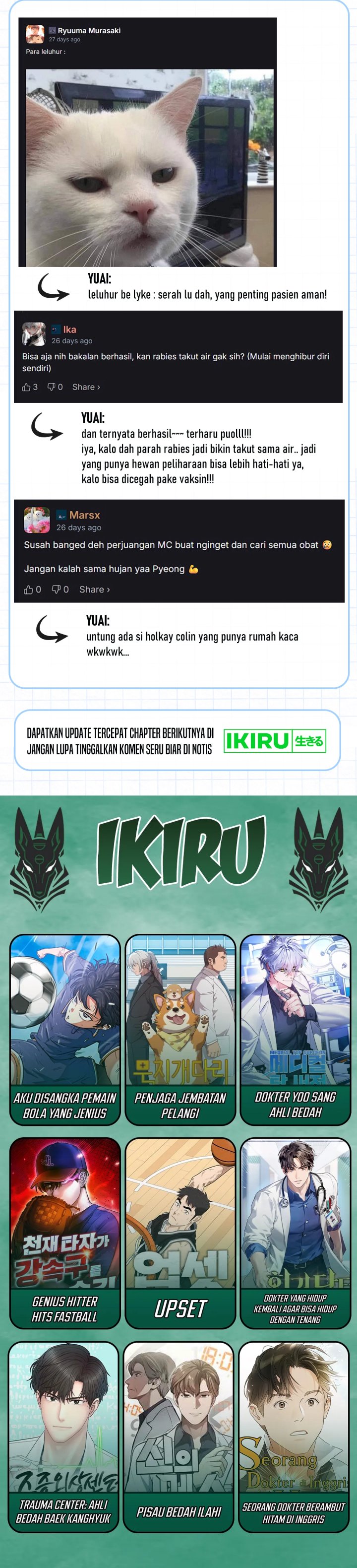 The Black-Haired British Doctor Chapter 40 Bahasa Indonesia