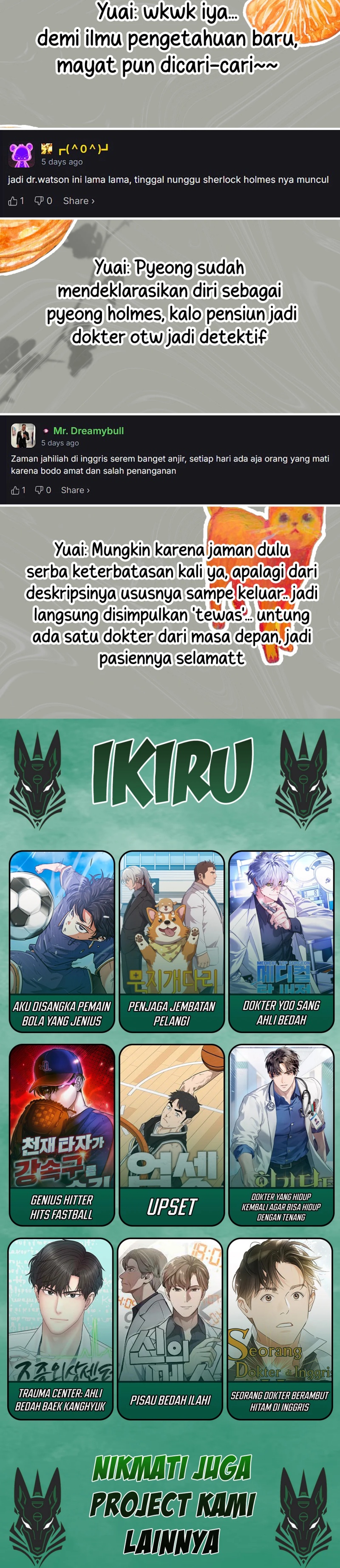 The Black-Haired British Doctor Chapter 41 Bahasa Indonesia