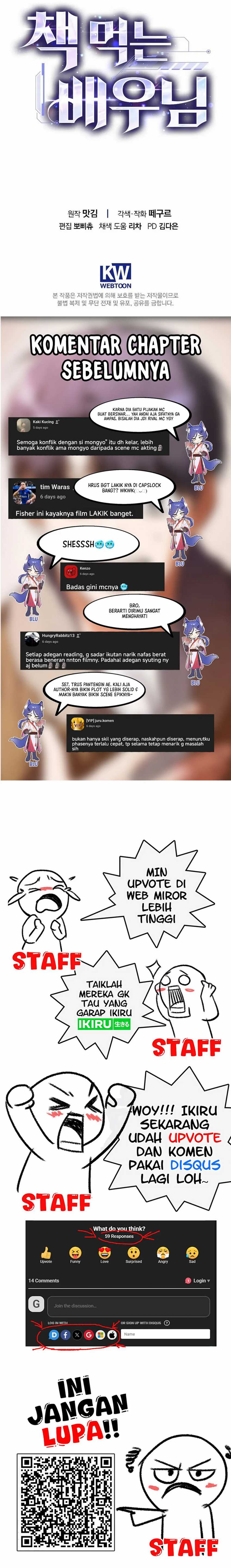 The Book-Eating Actor Chapter 25 Bahasa Indonesia