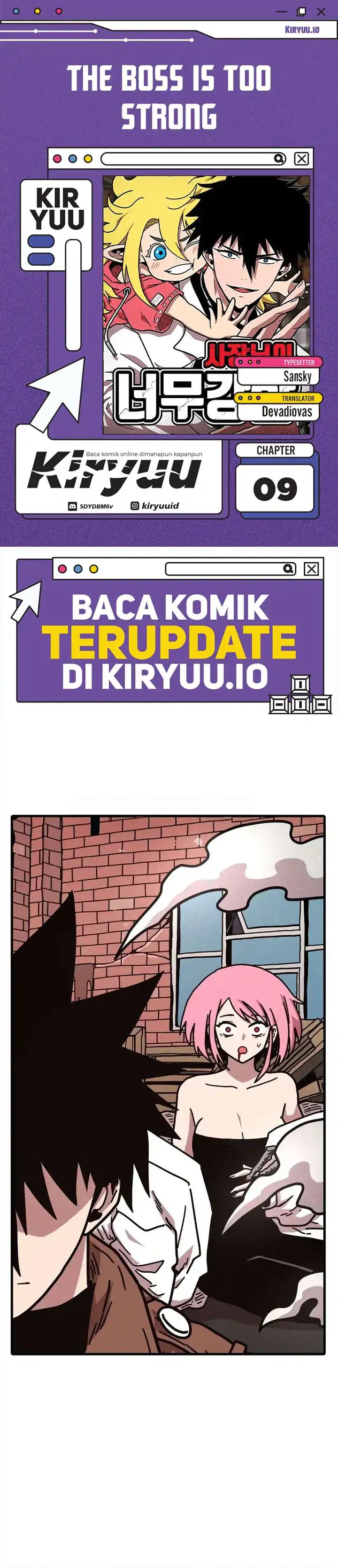 The Boss Is Too Strong Chapter 09 Bahasa Indonesia