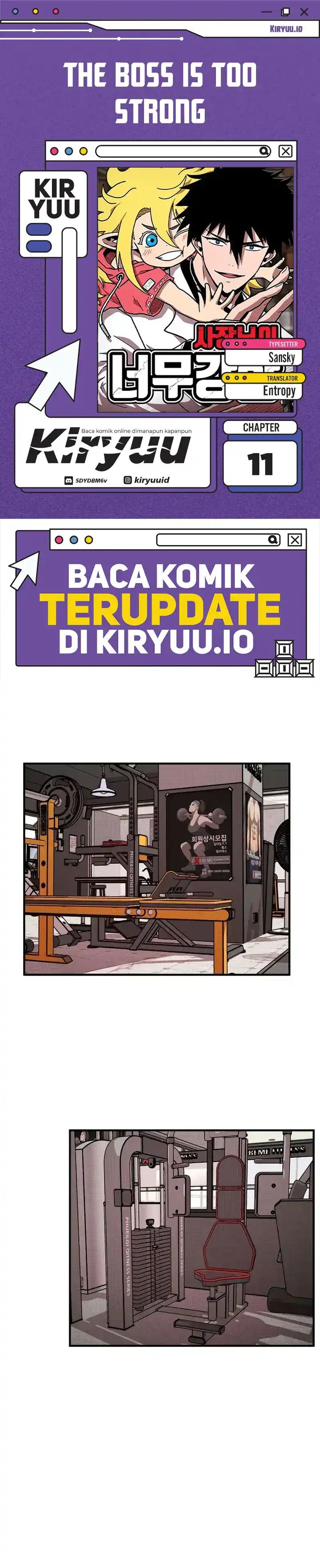 The Boss Is Too Strong Chapter 11 Bahasa Indonesia