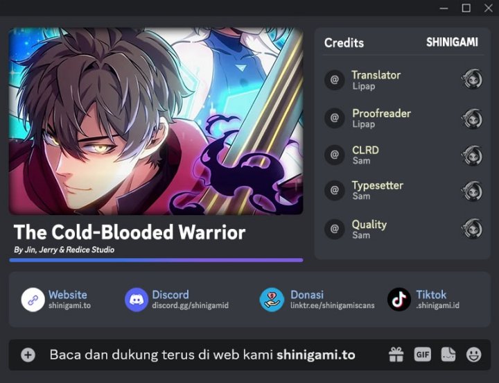 The Cold-Blooded Warrior chapter 4