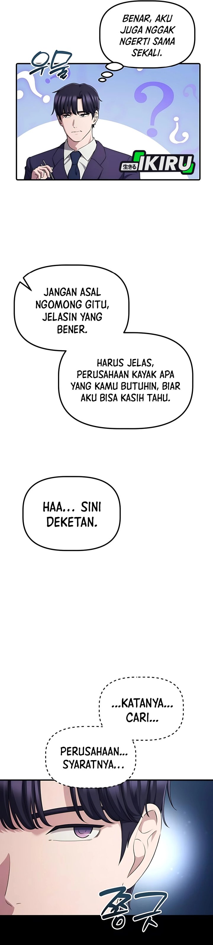 The Corporate Underdog Who Does Everything Right Chapter 43 Bahasa Indonesia