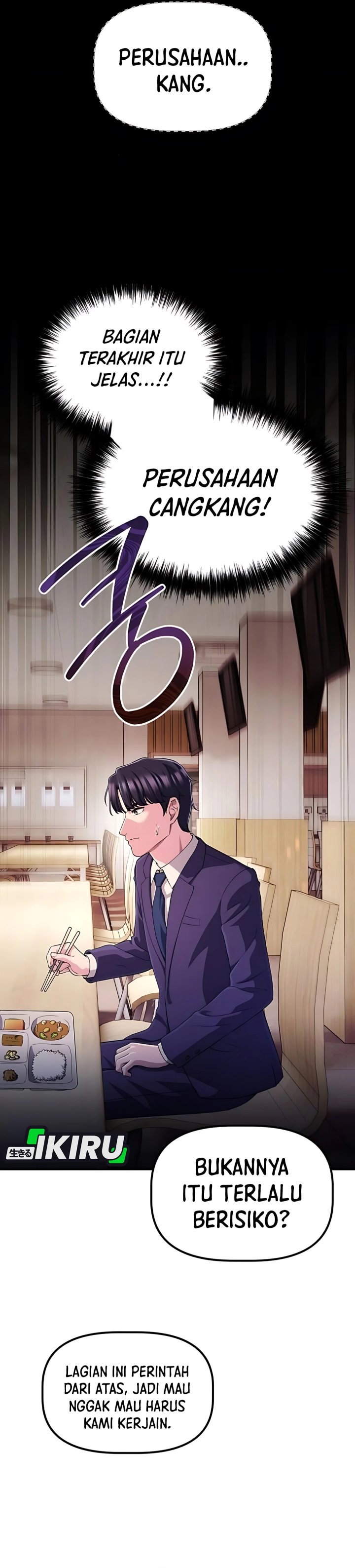 The Corporate Underdog Who Does Everything Right Chapter 43 Bahasa Indonesia