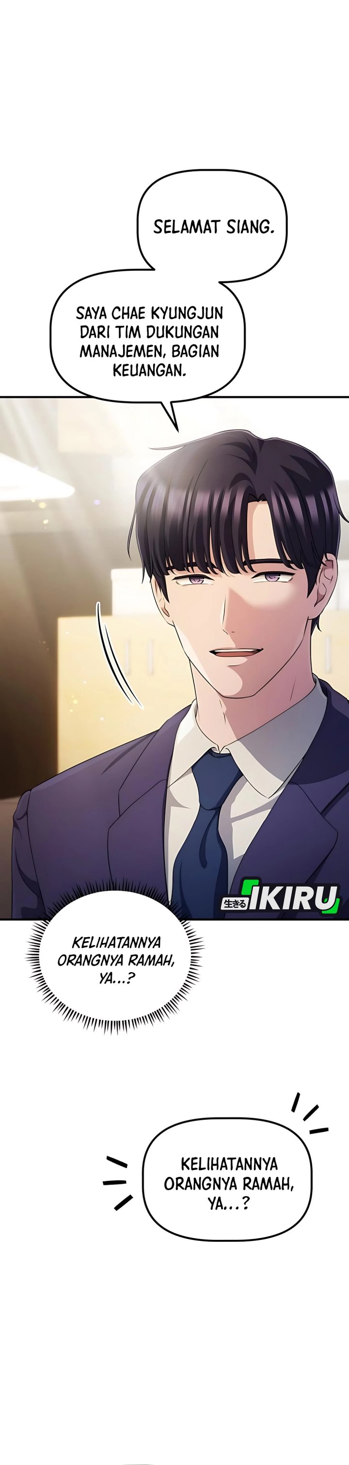 The Corporate Underdog Who Does Everything Right Chapter 43 Bahasa Indonesia