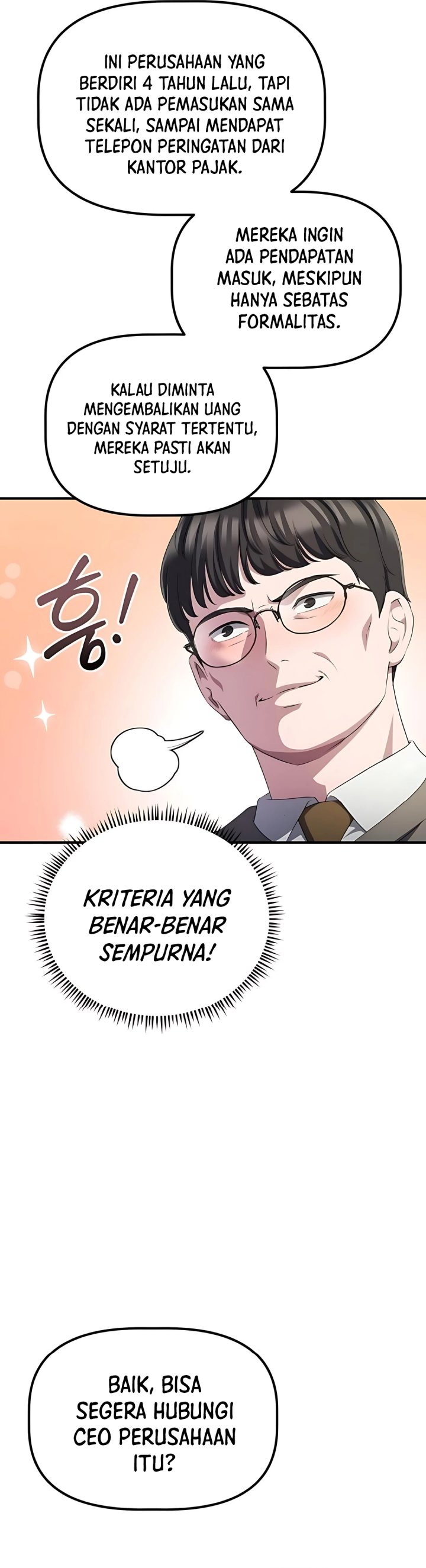 The Corporate Underdog Who Does Everything Right Chapter 43 Bahasa Indonesia