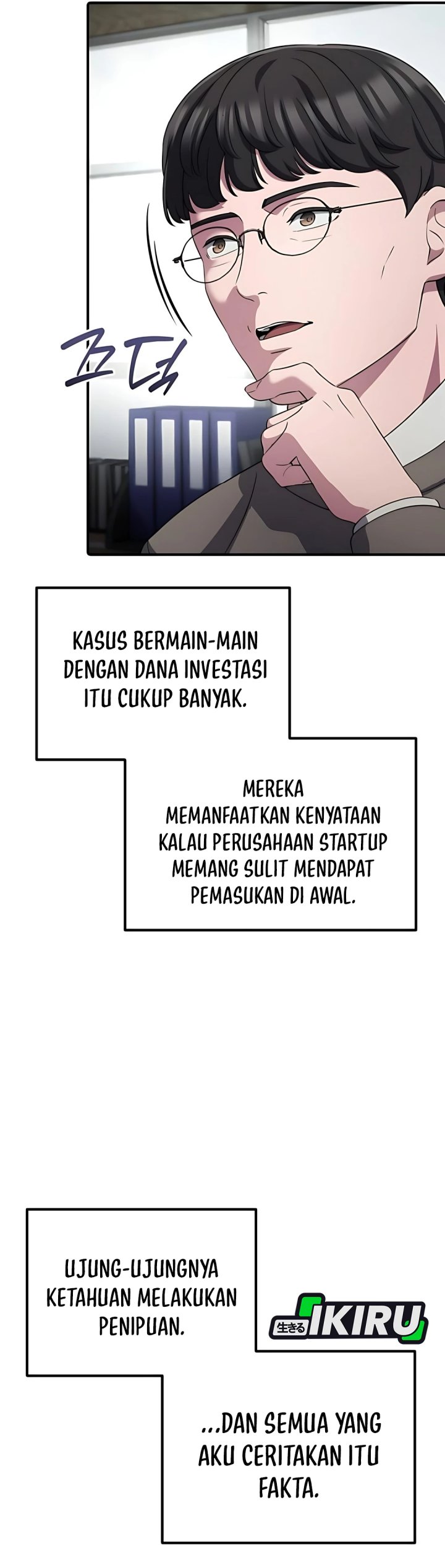 The Corporate Underdog Who Does Everything Right Chapter 43 Bahasa Indonesia