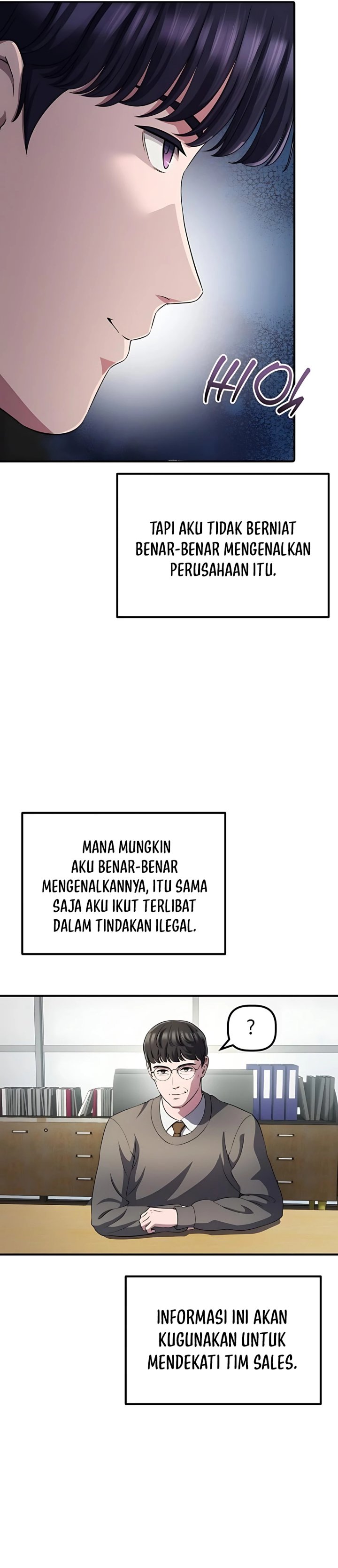 The Corporate Underdog Who Does Everything Right Chapter 43 Bahasa Indonesia