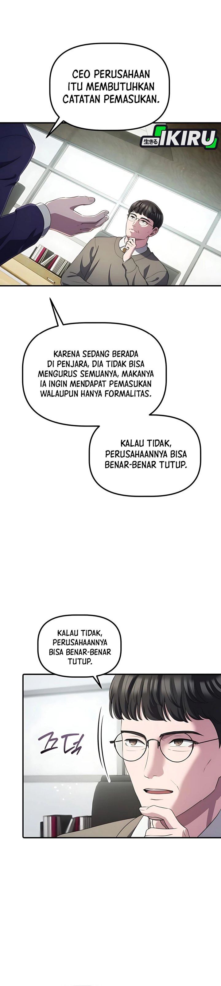 The Corporate Underdog Who Does Everything Right Chapter 43 Bahasa Indonesia