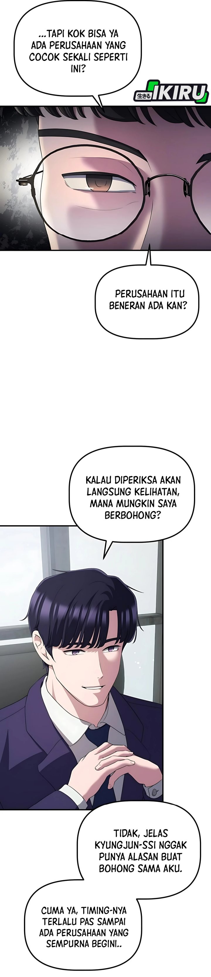 The Corporate Underdog Who Does Everything Right Chapter 43 Bahasa Indonesia