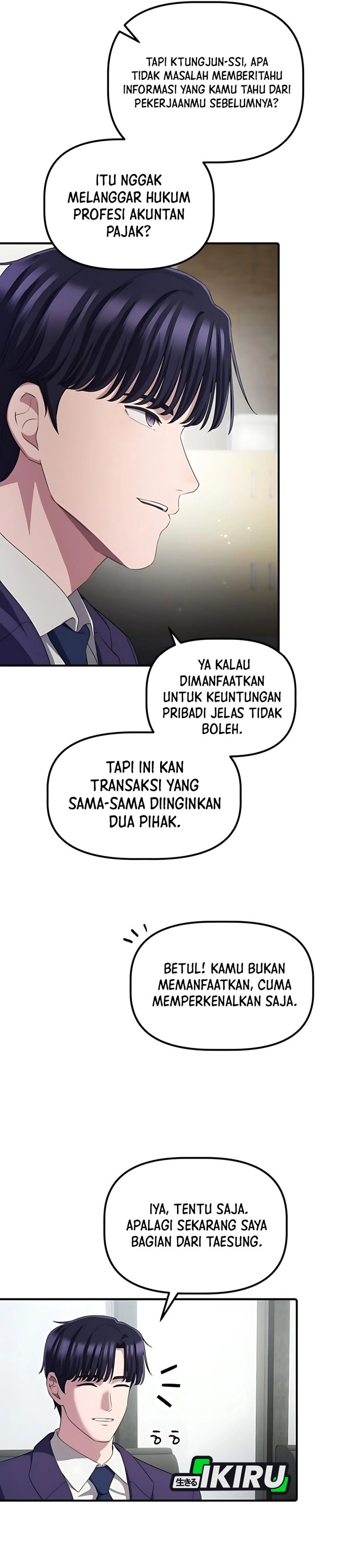 The Corporate Underdog Who Does Everything Right Chapter 43 Bahasa Indonesia