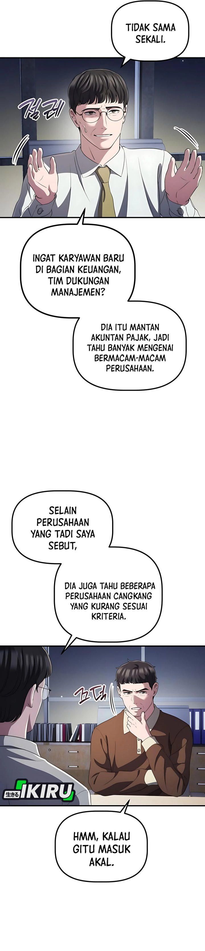 The Corporate Underdog Who Does Everything Right Chapter 43 Bahasa Indonesia