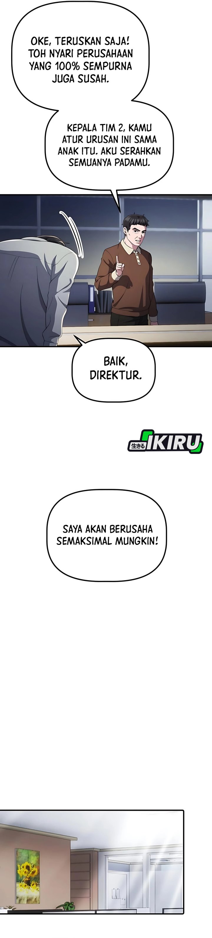 The Corporate Underdog Who Does Everything Right Chapter 43 Bahasa Indonesia