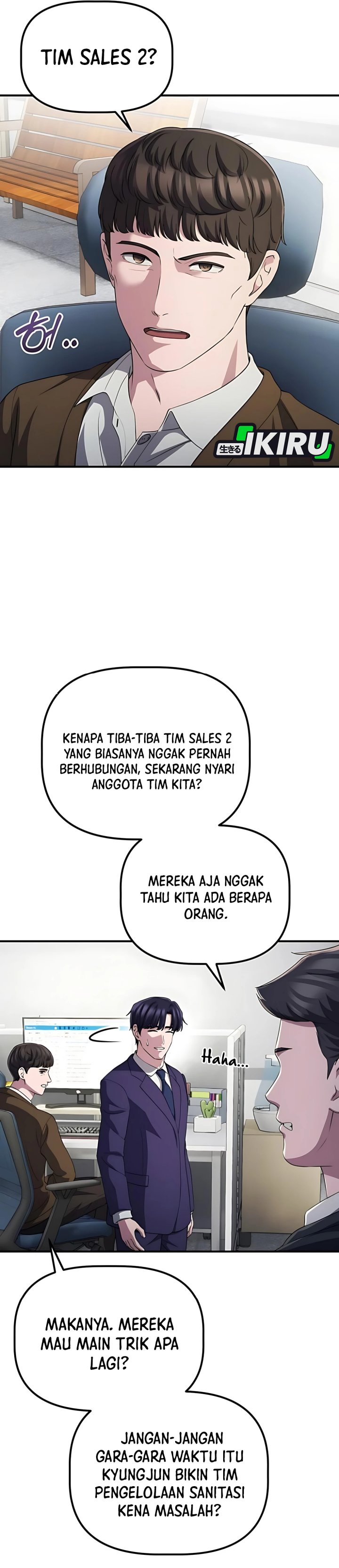 The Corporate Underdog Who Does Everything Right Chapter 43 Bahasa Indonesia