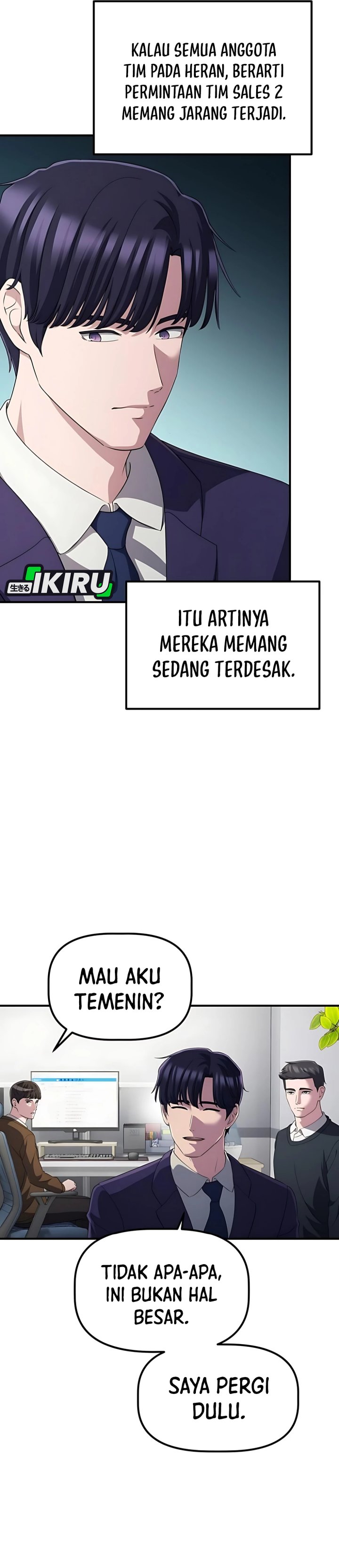 The Corporate Underdog Who Does Everything Right Chapter 43 Bahasa Indonesia