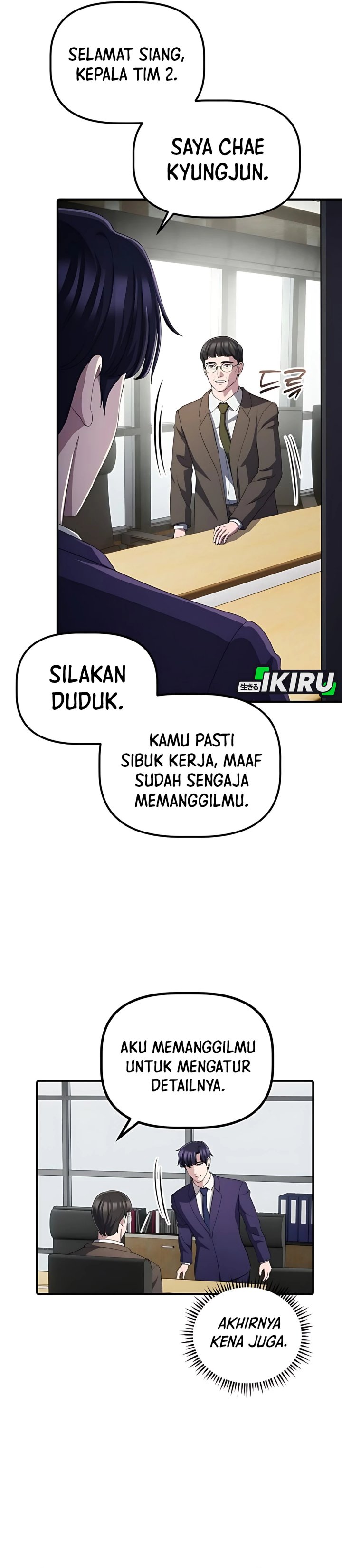 The Corporate Underdog Who Does Everything Right Chapter 43 Bahasa Indonesia
