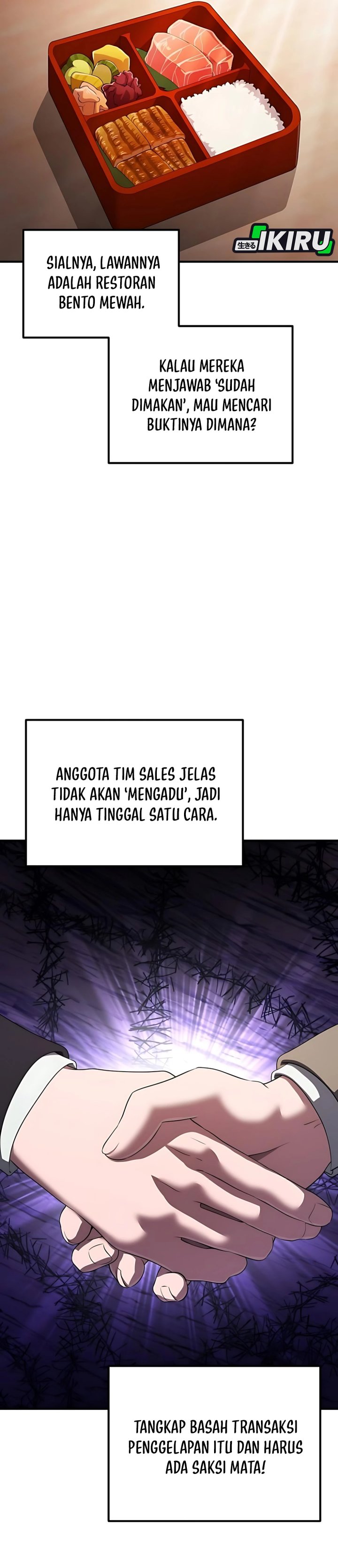The Corporate Underdog Who Does Everything Right Chapter 43 Bahasa Indonesia
