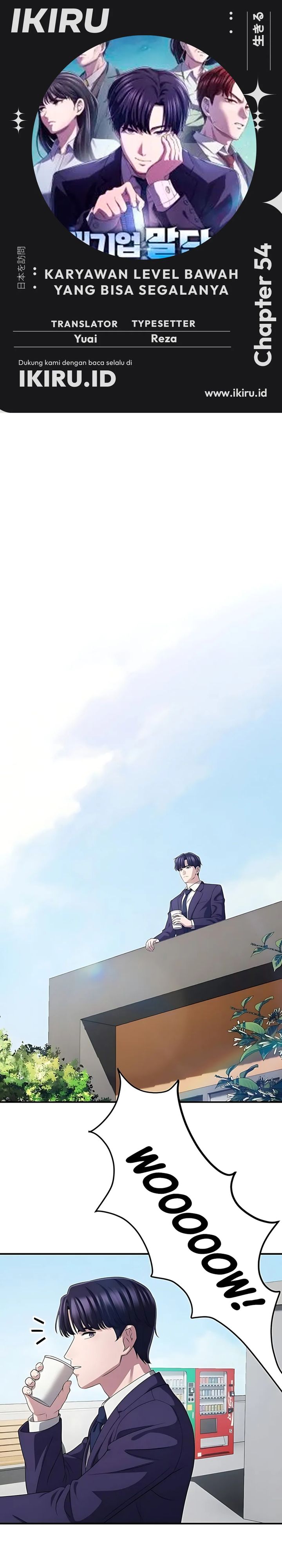 The Corporate Underdog Who Does Everything Right Chapter 54 Bahasa Indonesia