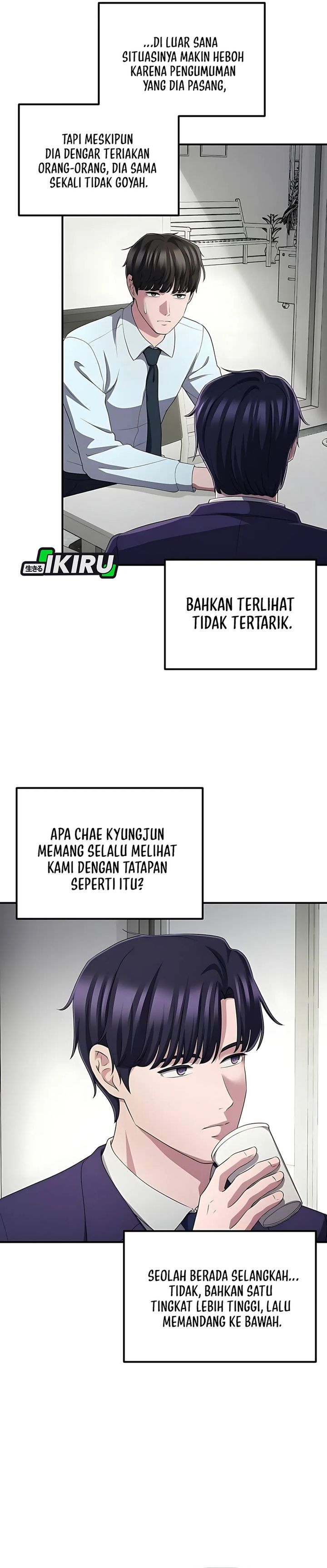 The Corporate Underdog Who Does Everything Right Chapter 54 Bahasa Indonesia