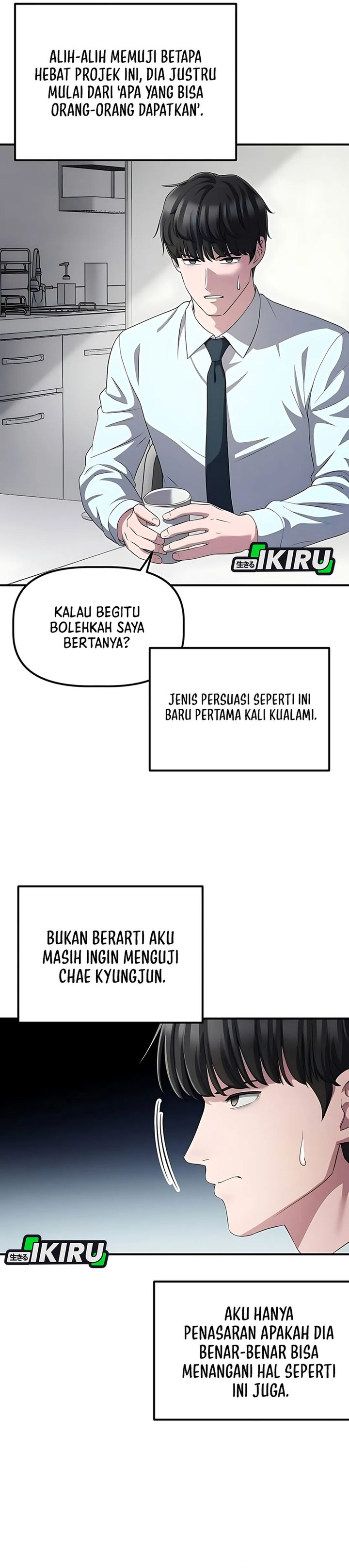 The Corporate Underdog Who Does Everything Right Chapter 54 Bahasa Indonesia