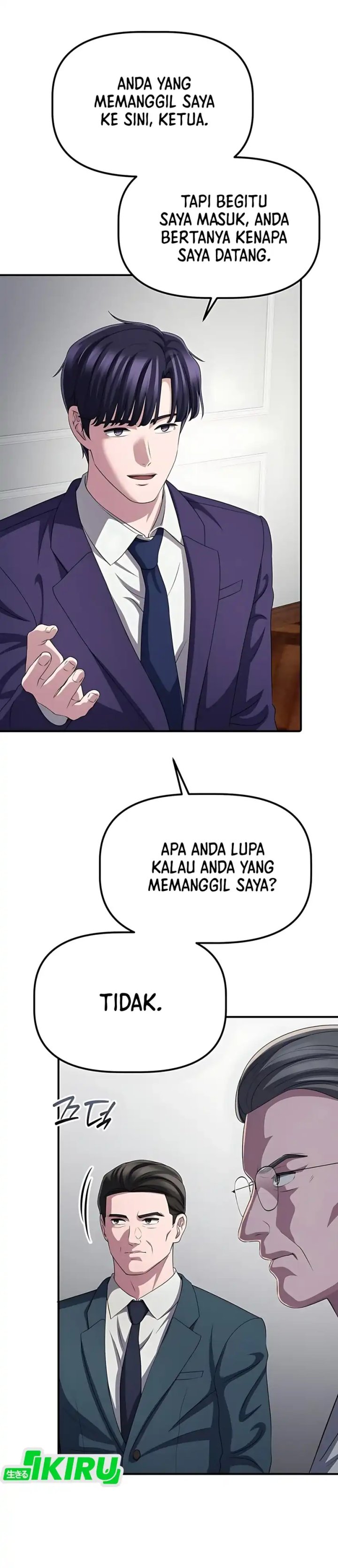 The Corporate Underdog Who Does Everything Right Chapter 59 Bahasa Indonesia