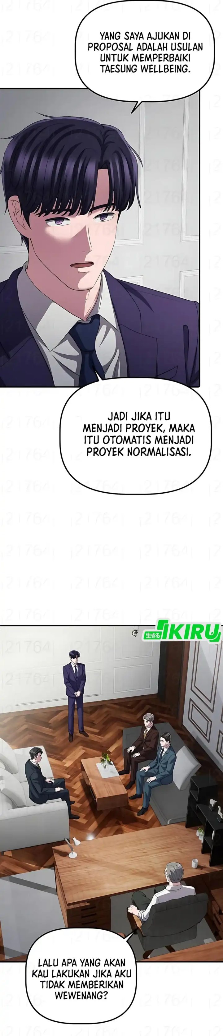 The Corporate Underdog Who Does Everything Right Chapter 59 Bahasa Indonesia