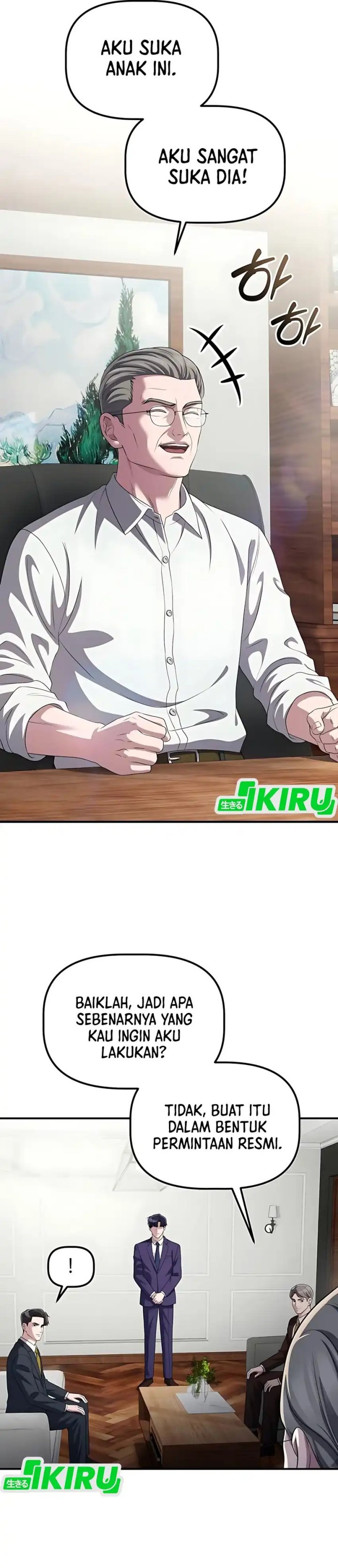 The Corporate Underdog Who Does Everything Right Chapter 59 Bahasa Indonesia