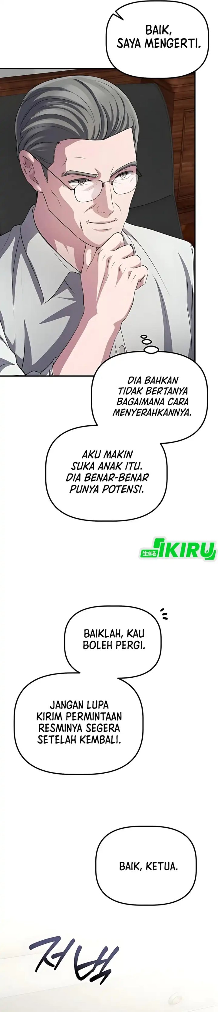 The Corporate Underdog Who Does Everything Right Chapter 59 Bahasa Indonesia