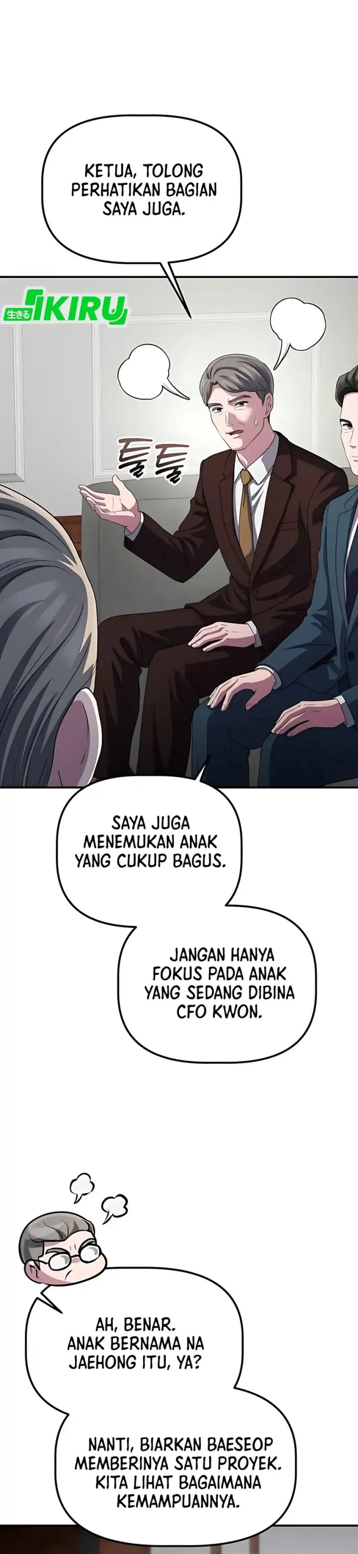 The Corporate Underdog Who Does Everything Right Chapter 59 Bahasa Indonesia