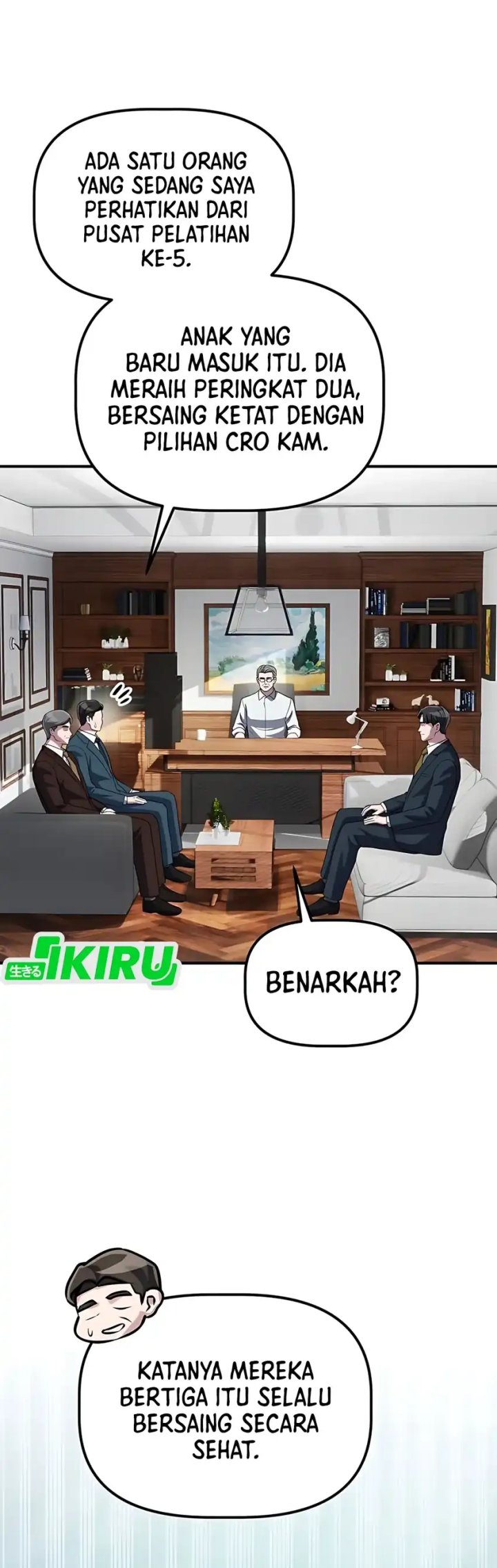 The Corporate Underdog Who Does Everything Right Chapter 59 Bahasa Indonesia