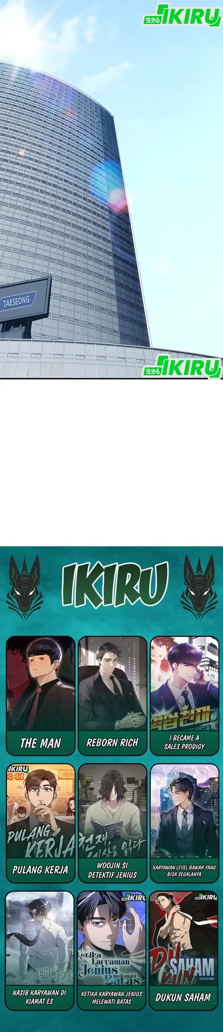 The Corporate Underdog Who Does Everything Right Chapter 59 Bahasa Indonesia