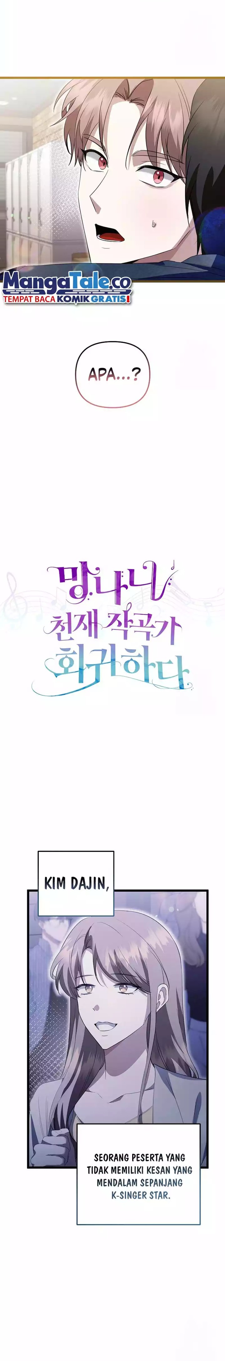 The Crazy Genius Composer Returns Chapter 29 Bahasa Indonesia