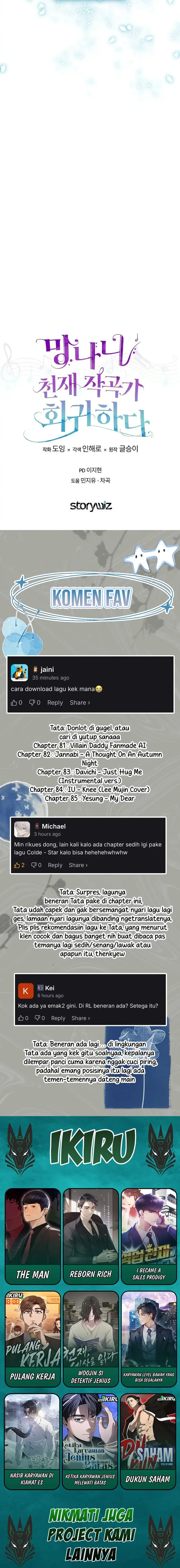 The Crazy Genius Composer Returns Chapter 86 Bahasa Indonesia