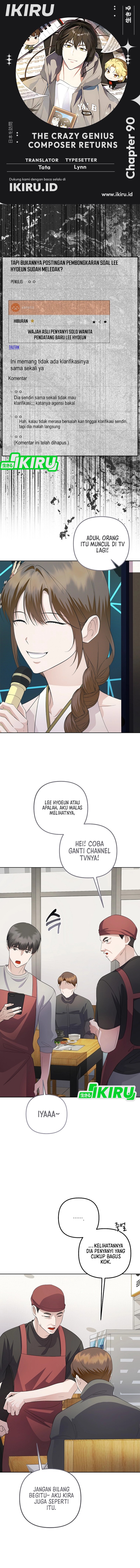 The Crazy Genius Composer Returns Chapter 90 Bahasa Indonesia