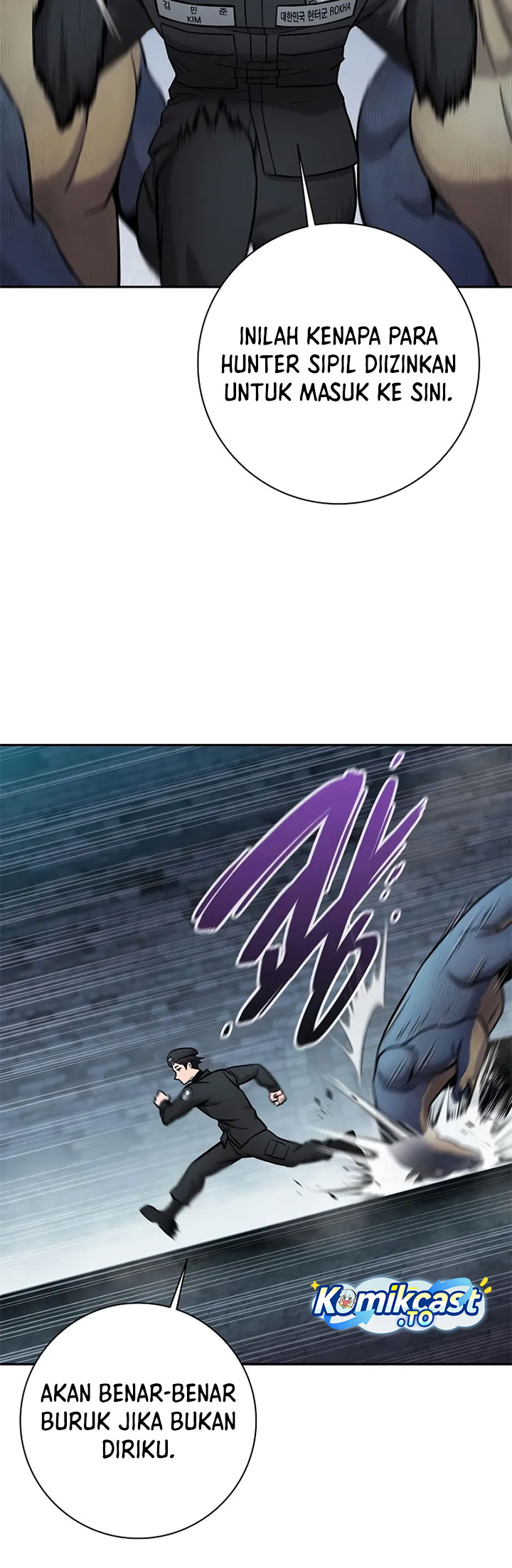 The Dark Mage’s Return to Enlistment Chapter 56 Bahasa Indonesia